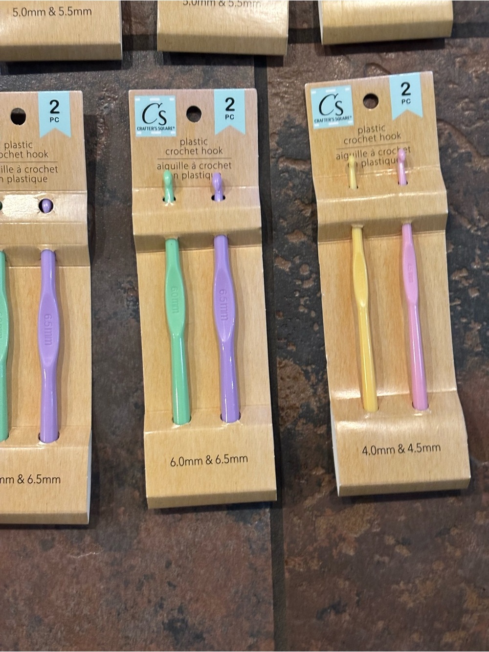 Assorted Color Crochet Hook Set - 10 Packs - Picture 3 of 5